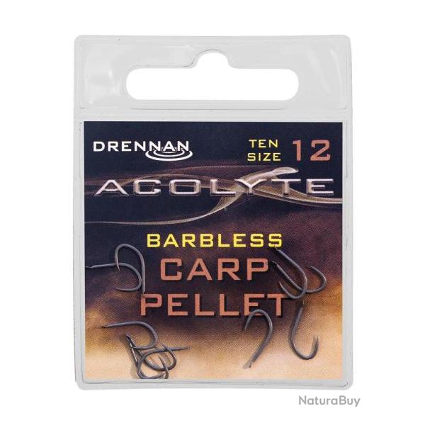 DRENNAN HAME�ONS ACOLYTE CARP PELLET BARBLESS DRENNAN 12