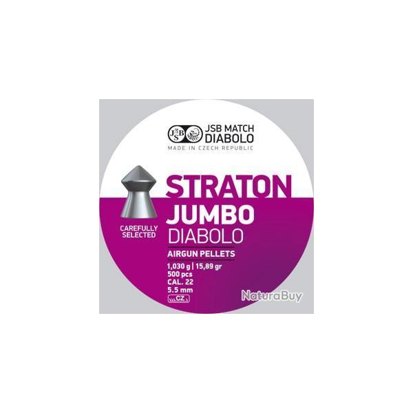 Plombs air comprim� cal.5.5 JSB straton jumbo par 500