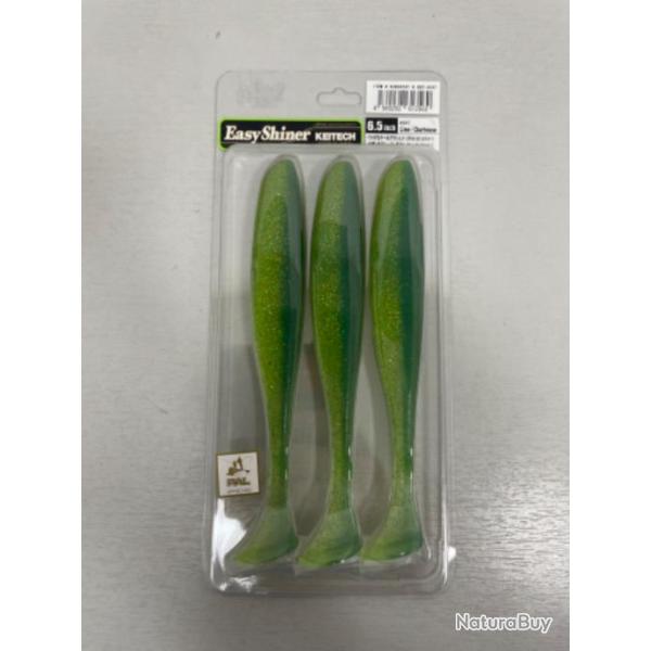 !! LEURRE KEITECH EASY SHINER 6.5'� COL LIME CHARTREUSE
