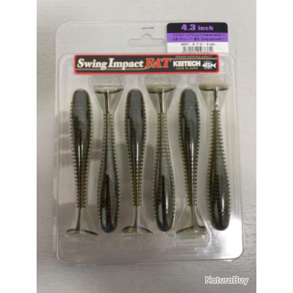 !! LEURRE KEITECH SWING IMPACT FAT 4.3'� COL AYU