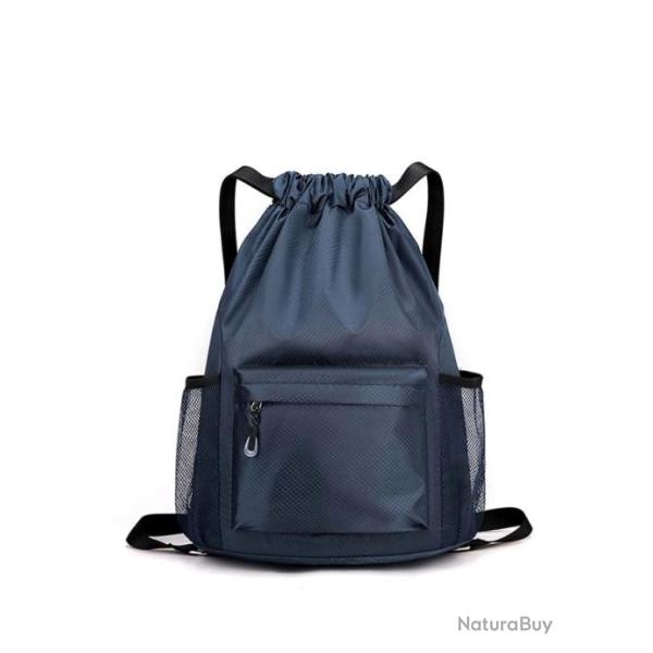 Sac Dos Fourre-Tout Unisexe Grande Capacit� �tanche Fermeture Cordons 45/34 CM �l�gant Pratique Soli