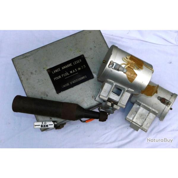 RARE ANCIEN ENSEMBLE LANCE AMARRE FUSILS MAS 36 & 49  � voir   #.14.D  MARINE NATIONALE