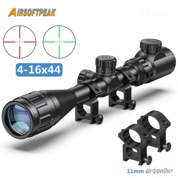 AirsoftPeak Lunette De Vis�e 4-16X44 Rail 20MM Paiement en 3 ou 4 fois - LIVRAISON GRATUITE !!!