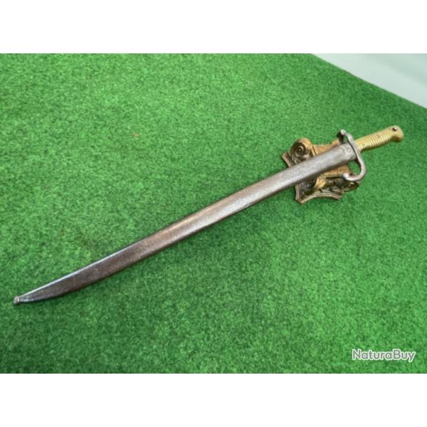 BAIONNETTE  POUR FUSIL  CHASSEPOT MOD�LE 1866 DE MARINE   NAPOLEON III  19 �ME