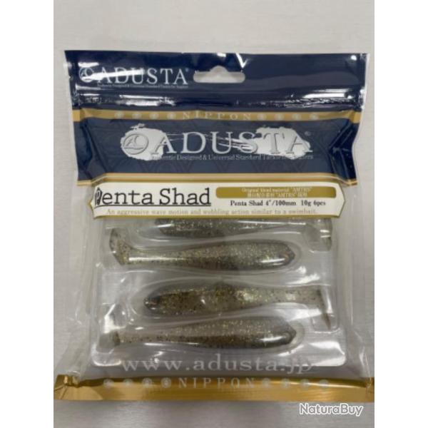 !! LEURRE ADUSTA PENTA SHAD 4'� COL HAZE