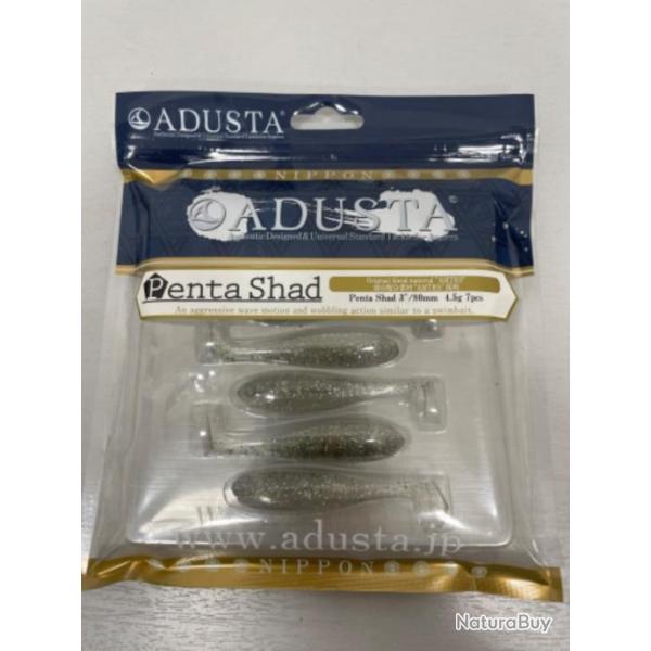 !! LEURRE ADUSTA PENTA SHAD 3'� COL HAZE