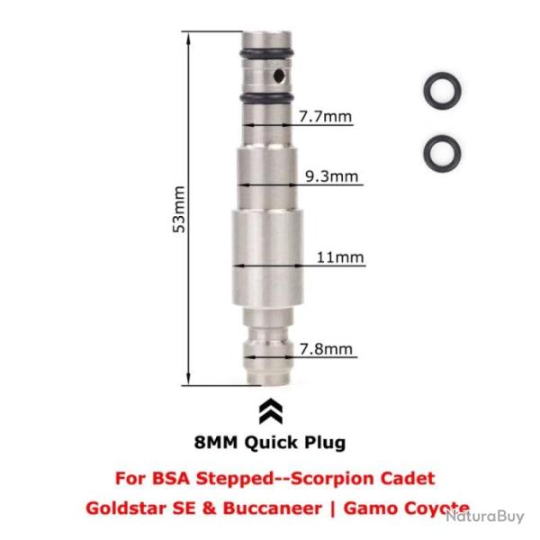 Embout de remplissage PCP pour gamo coyote