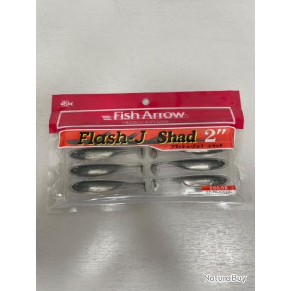 !! LEURRE FISH ARROW FLASH-J SHAD 2'� COL NEON GREEN SILVER