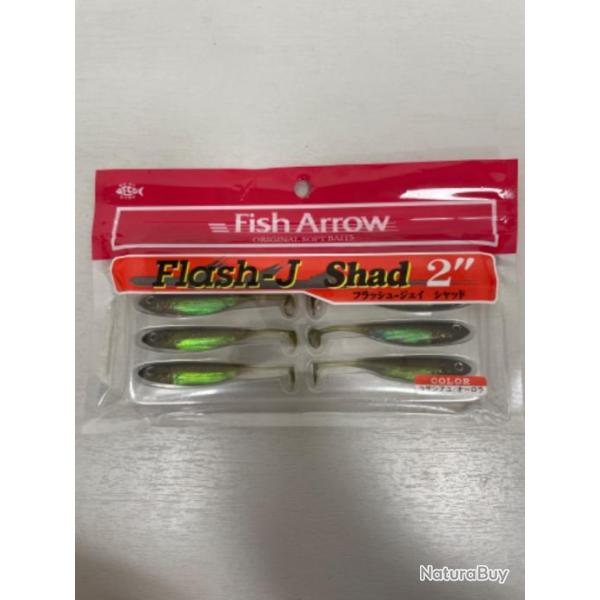 !! LEURRE FISH ARROW FLASH-J SHAD 2'� COL KOSAN AYU AURORA