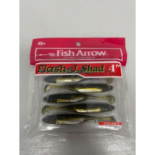 !! LEURRE FISH ARROW FLASH-J SHAD 4'� COL WATERMELON SILVER