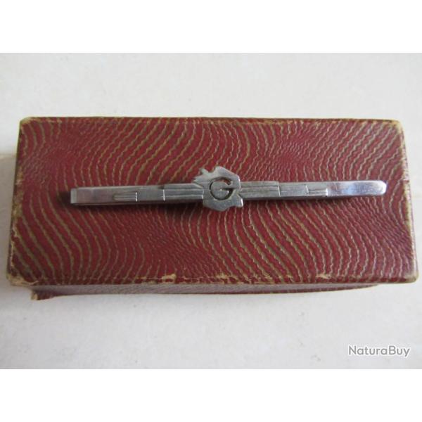 Pince � cravate Advance laiton argent� 1950/60