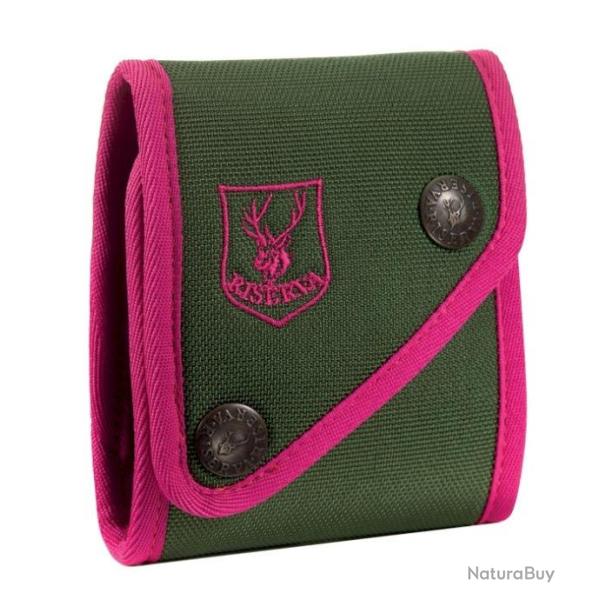 Pochette � balles RISERVA 7 tubes vert et rose