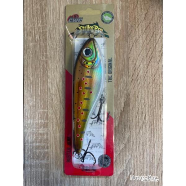 Leurre dur Buster jerk CWC trout fario exclusif 15cm