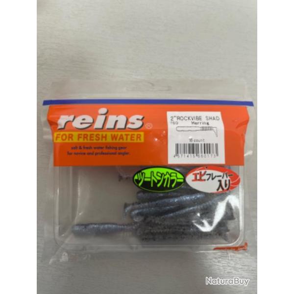 !! LEURRE REINS ROCKVIBE 2'� COL HERRING