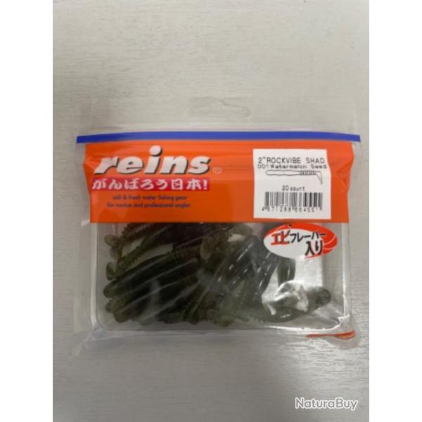 !! LEURRE REINS ROCKVIBE 2'� COL WATERMELON SEED