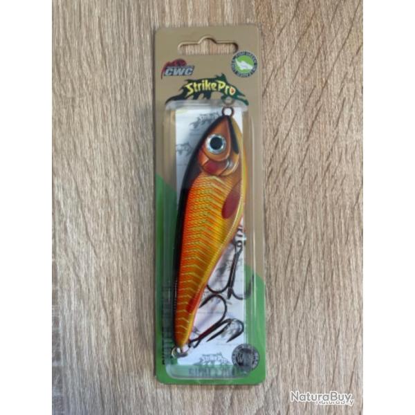 Leurre dur Buster jerk CWC natural brown 10cm exclusif