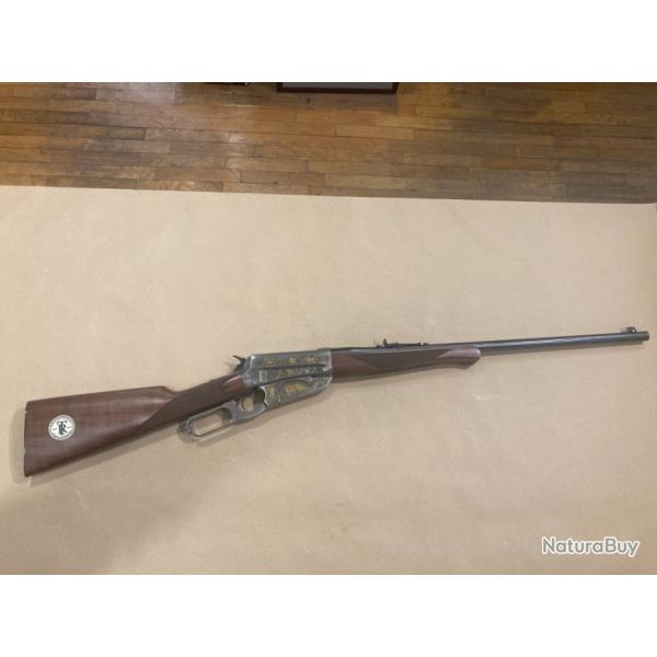 superbe carabine WINCHESTER comm�morative mod. 1895 T. Roosevelt Safari High Grade calibre 405 win.