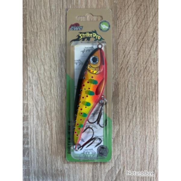 Leurre dur Buster jerk CWC fire trout 10cm exclusif