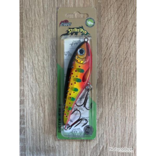 Leurre dur Buster jerk CWC fire trout 10cm exclusif