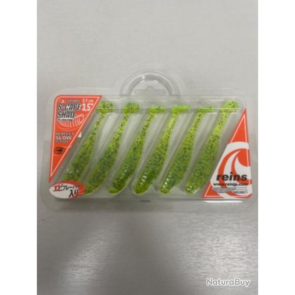 !! LEURRE REINS SCAPE SHAD 3.5'� COL CHART PEPPER