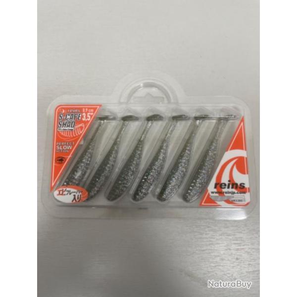 !! LEURRE REINS SCAPE SHAD 3.5'� COL WEST COAST PHASE 1