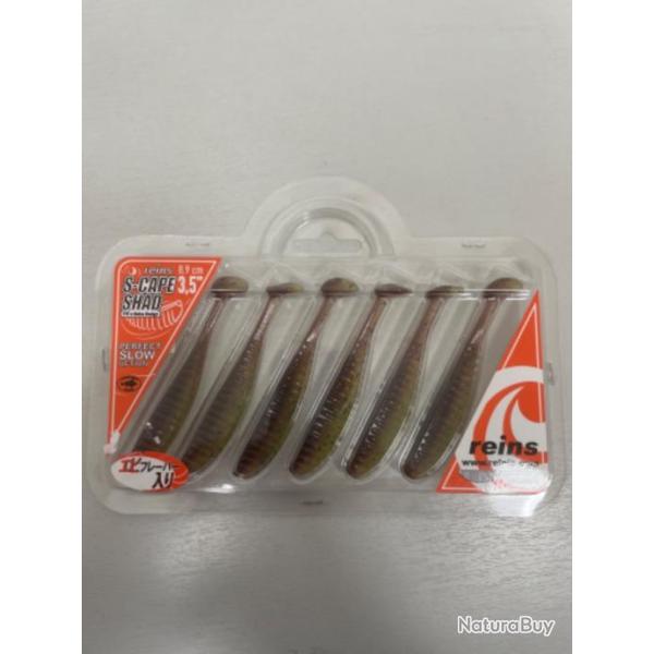 !! LEURRE REINS SCAPE SHAD 3.5'� COL SCUPPERNONG CHART