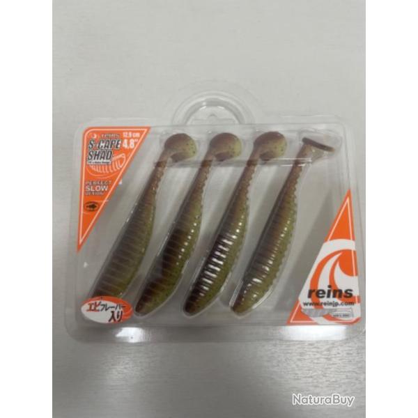 !! LEURRE REINS SCAPE SHAD 4.8'� COL SCUPPERNONG CHART