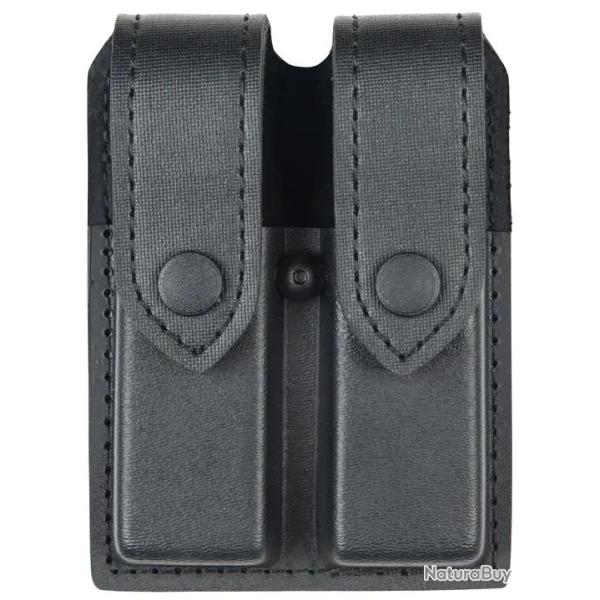 Porte chargeur double Safariland - Pressions noires - Pour SP2022 - Noir