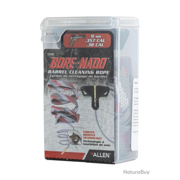Cordon de nettoyage type "BoreSnake" / "Borenado" Calibre 357-375- 9mm