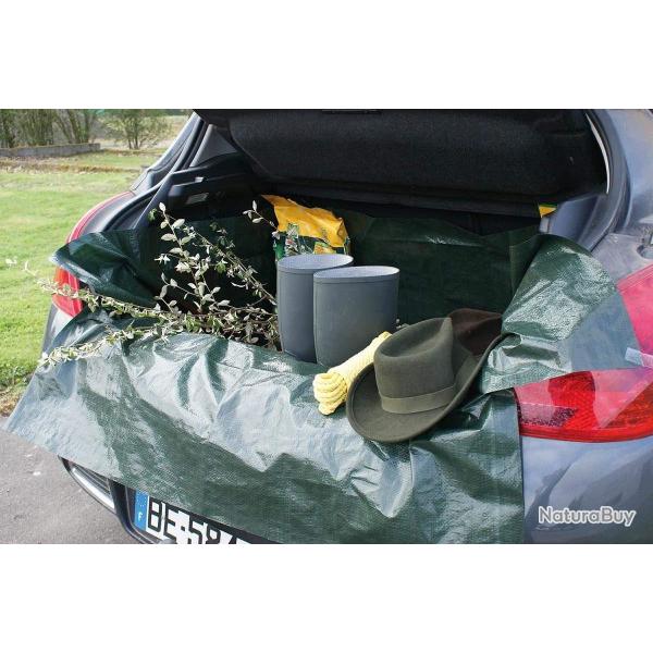 B�che souple de protection pour coffre avec rabats