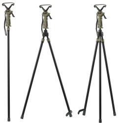 Cannes de pirsch t&eacute;lescopiques - Monopied / Bipied / Tr&eacute;pied Tr&eacute;pied 80-160 cm