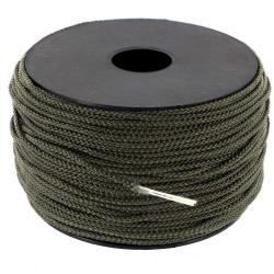 Cordeau tress&eacute; avec &acirc;me Cordeau tress&eacute; avec &acirc;me vert - Diam 6 mm - 100 m