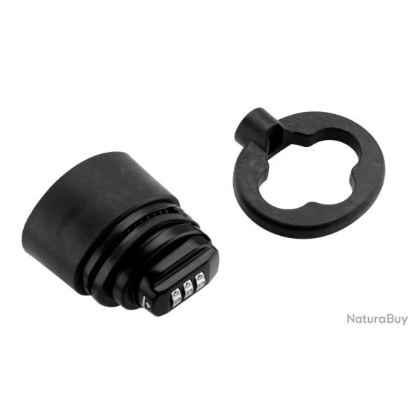 Support mural pour arme avec verrou � combinaison int�gr� Support mural pour arme avec verrou � code