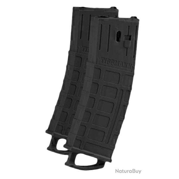 Lot de deux chargeurs noir Marqueur Tippmann TMC 68 Noir