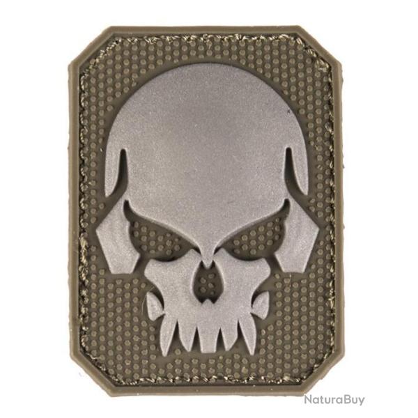 Patch PVC T�te de mort OD Green 6 x 4.5cm