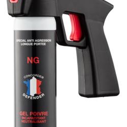 A&eacute;rosol GEL POIVRE 100 ml avec poign&eacute;e - Nouvelle g&eacute;n&eacute;ration AEROSOL GAZ POIVRE 100ML POIGNEE new ge