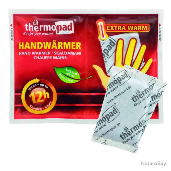 Chaufferettes chauffantes pour mains - Thermopad Chauffrettes mains - Temps de chauffe jusqu'� 8h
