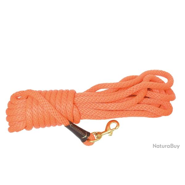 Longes d'entra�nement orange pour chien - Country Longe 15 m - Diam�tre 1 cm