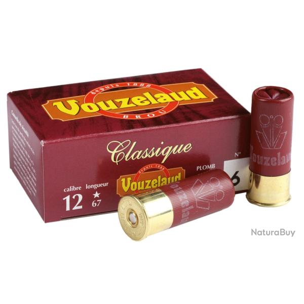 Cartouches Vouzelaud Classique grand culot Cal. 12 67 VOUZELAUD Classique Grand CULOT