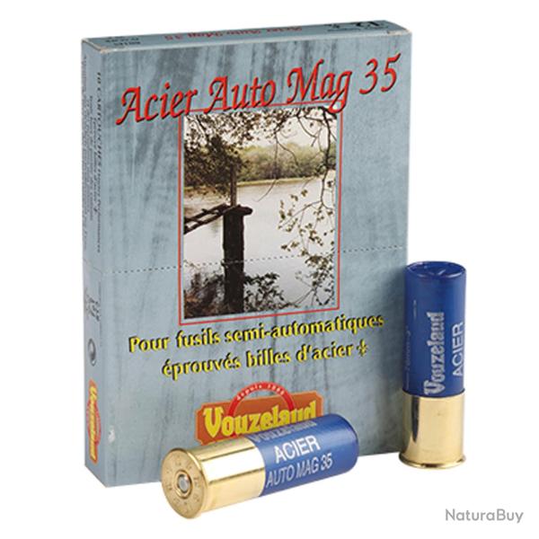 Cartouches Vouzelaud Acier Auto Mag 35 Cal. 12 76 VOUZELAUD Acier Auto Mag 12 76