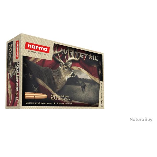 Cartouches de chasse Norma Whitetail 270 Winchester - Bo�te de 20 270 Winchester Whitetail 130 gr