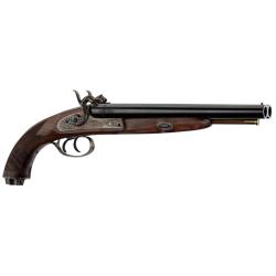 Pistolet Howdah Hunter &agrave; percussion Pistolet HOWDAH &agrave; canon ray&eacute; - Calibre 50
