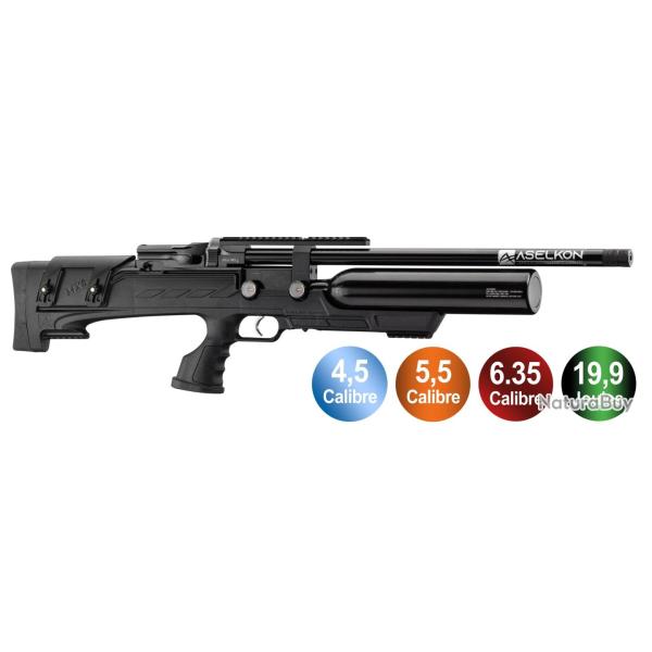 Carabine � air PCP Aselkon MX8 Evoc R�gulateur 19J Cal 5.5mm