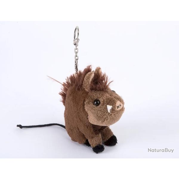 Porte cl� peluche sanglier assis NATURE DE BRENNE