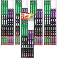 Lot de 5 sachet de 6 ARTIFICE MIX CHANDELLES 5 ET 10 BOULES