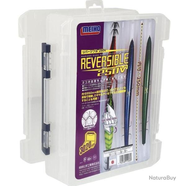 Lot 2 boites Meiho r�versible 250 dimension 25.5 x 19 x 6 cm