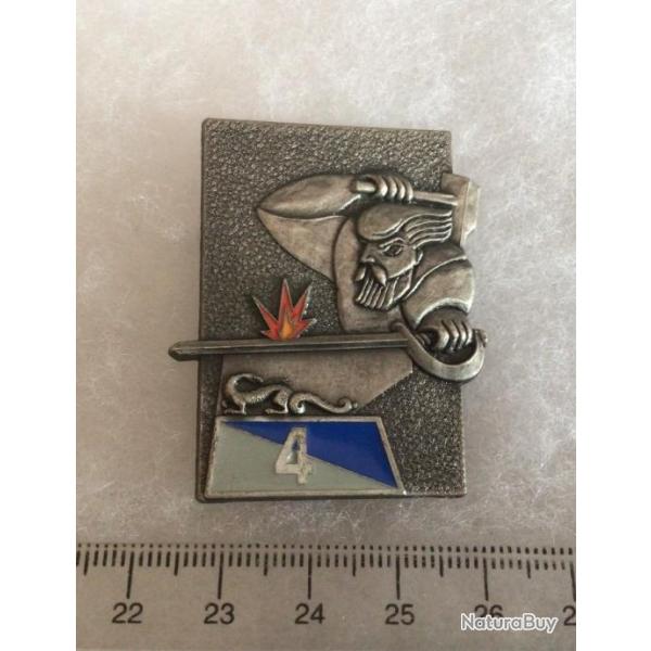 FRANCE MAT�RIEL Insigne 4� R�giment du Mat�riel. Delsart 3287