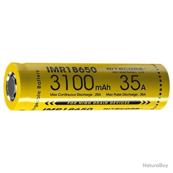 Batterie Nitecore IMR18350 - 3100 mAh