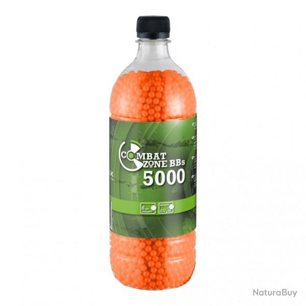 Billes en bouteille Combat zone - Orange / 0.12 g / 5000 bbs