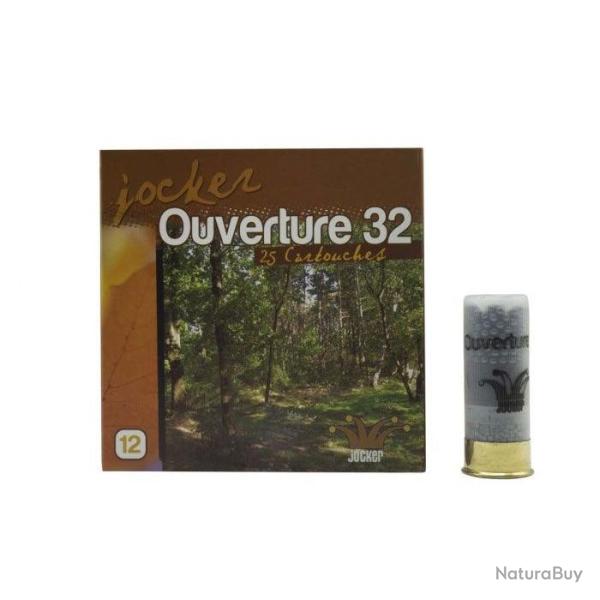 Bo�te de 25 Cartouches Jocker Ouverture 32 BG  - Cal. 12/67/16 - 8 / Par 5